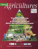 Transformations des systèmes d'élevage extensif dans les territoires ruraux. © Cahiers Agricultures